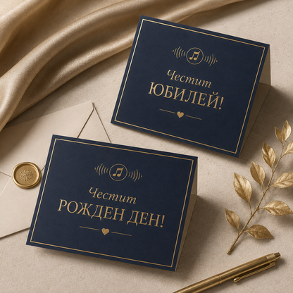Музикална картичка за юбилей
